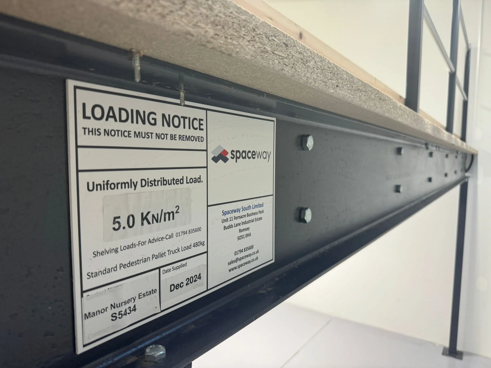 loading limit manor nursery project